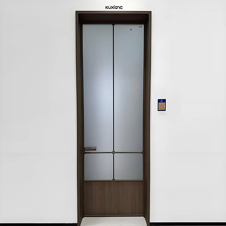 Glastür mit Aluminiumrahmen Glastür mit Aluminiumrahmen
