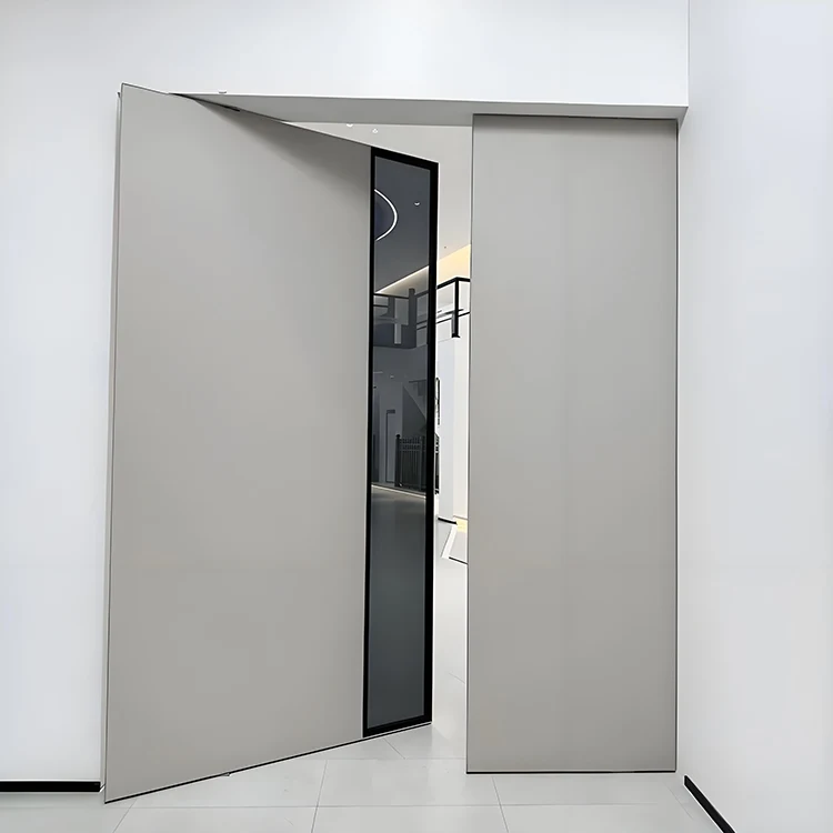 Drehtür mit Aluminiumrahmen