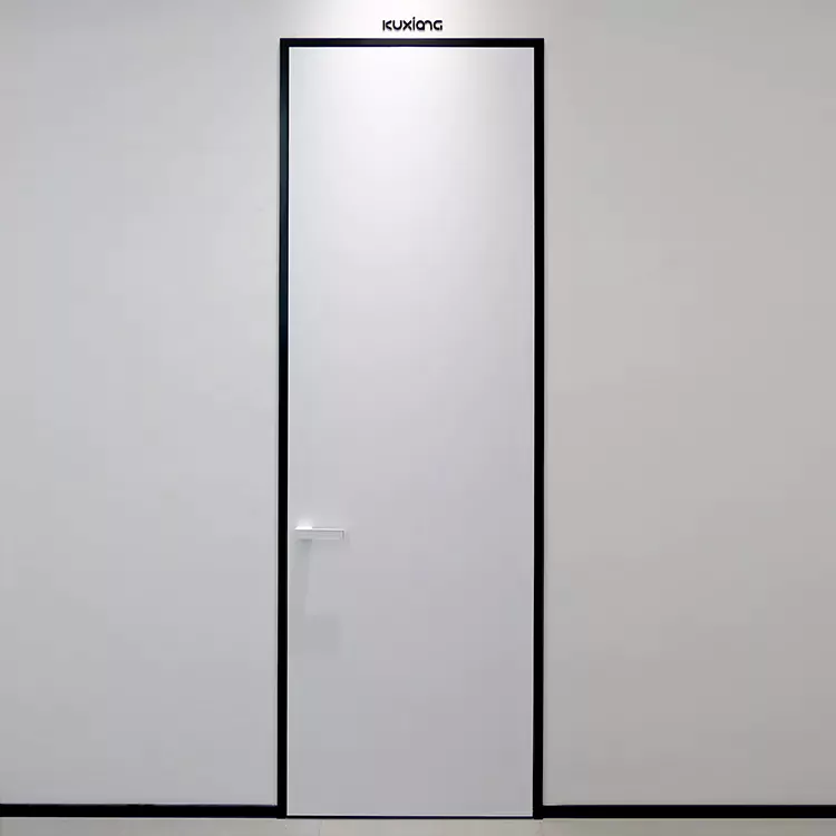 Lackfreie moderne Holzschwingtür