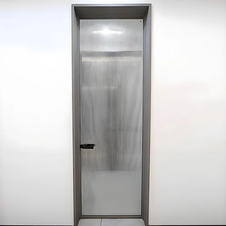Aluminium-Glastür mit schmalem Rahmen